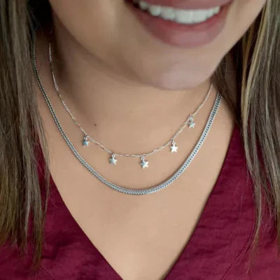 Rectangle Foxtail Necklace