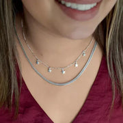 Rectangle Foxtail Necklace