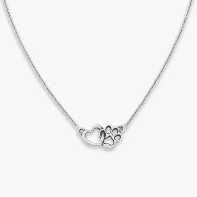Furry Friends Heart Necklace