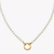 Cultured Pearl Changeable Charm Necklace