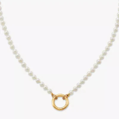 Cultured Pearl Changeable Charm Necklace