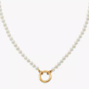 Cultured Pearl Changeable Charm Necklace