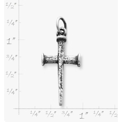 Nail Cross Charm