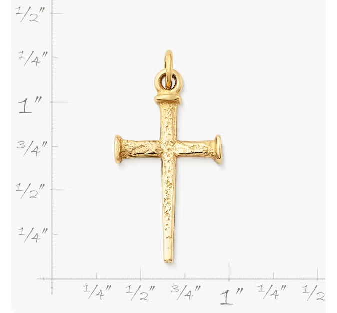 Nail Cross Charm