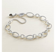 Oval Twist Charm Bracelet