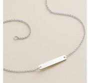 Petite Engravable Horizon Anklet