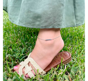 Petite Engravable Horizon Anklet