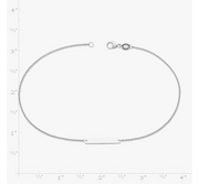 Petite Engravable Horizon Anklet