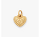 Petite Floral Heart Charm