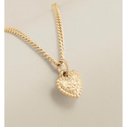 Petite Floral Heart Charm