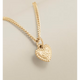 Petite Floral Heart Charm