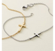 Petite Latin Cross Link Bracelet