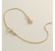 Petite Latin Cross Link Bracelet