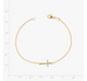 Petite Latin Cross Link Bracelet