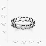 Tiny Hearts Ring