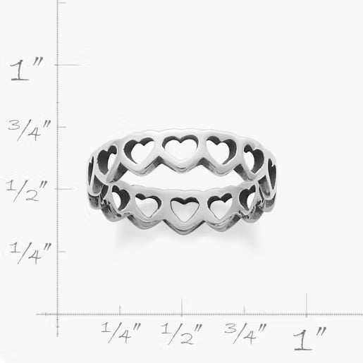 Tiny Hearts Ring