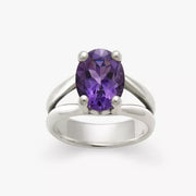 Oval Gemstone Ring