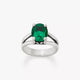 Oval Gemstone Ring
