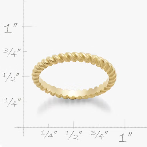 Small Twisted Wire Ring
