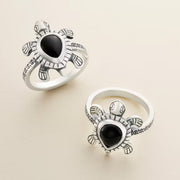 Turtle Gemstone Ring
