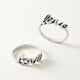 Love Script Ring