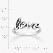 Love Script Ring