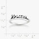 "Mom" Script Ring