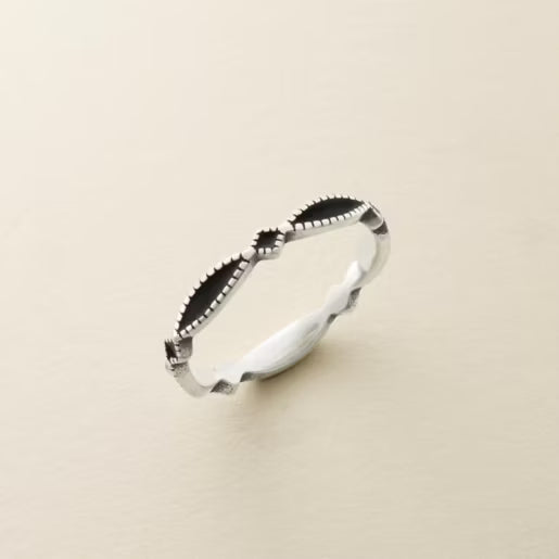 Enamel Cordoba Stacker Ring