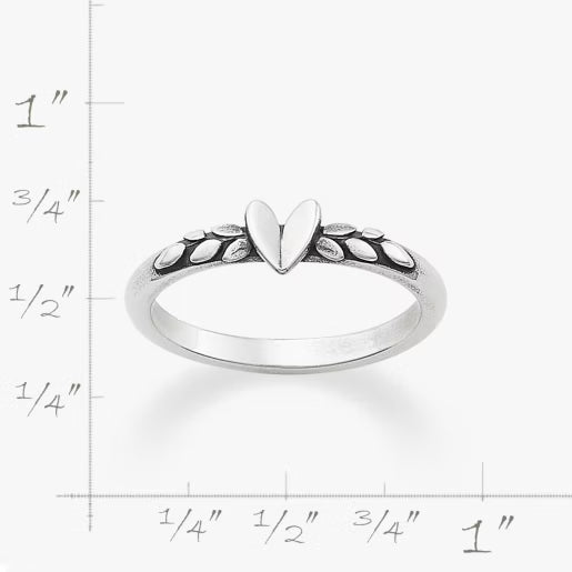 Heart and Vine Ring