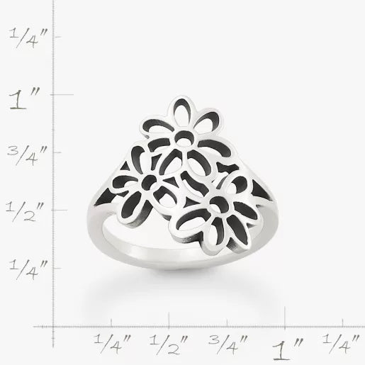 Open Floral Ring