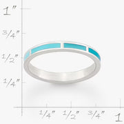 Enamel Mosaic Stacker Ring