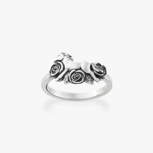 Horse and Roses Ring
