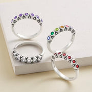 Gemstone Stacker Ring