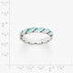 Enamel Twist Stacker Ring