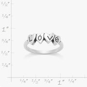 Love and Hearts Ring