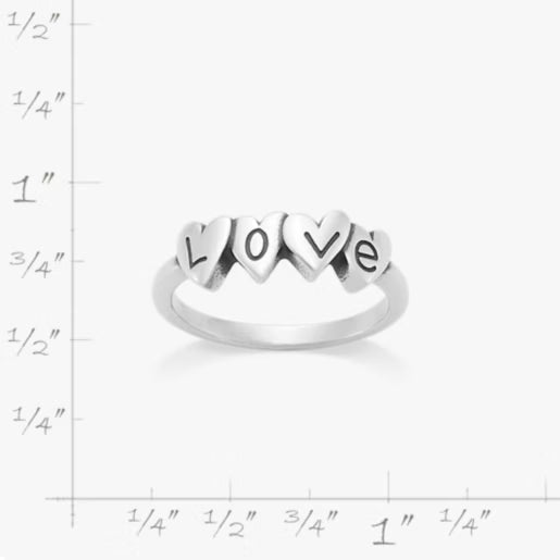 Love and Hearts Ring