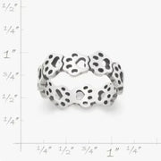 Connected Paw Prints Ring