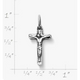Small Chiseled Crucifix Charm