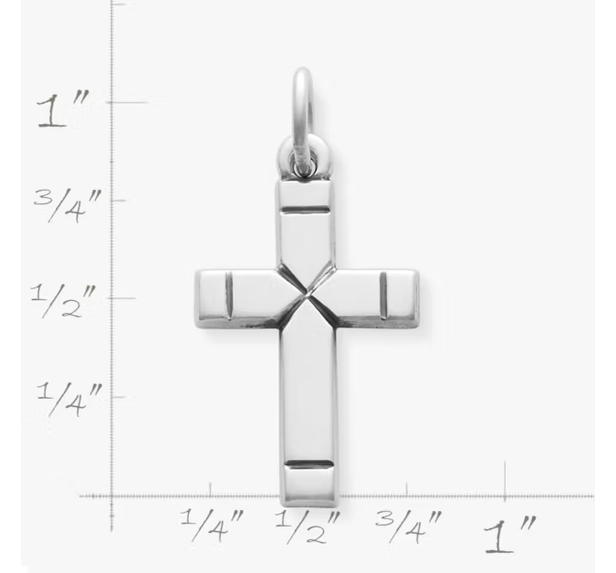Small Plain Latin Cross Charm