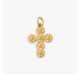 Sunflower Cross Charm