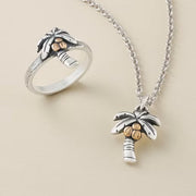 Tropical Palm Tree Charm