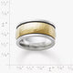 Wide Hammered Simplicity Wedding Ring