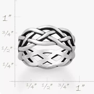 Woven Trinity Wedding Ring