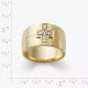 Diamond Cross Wedding Ring