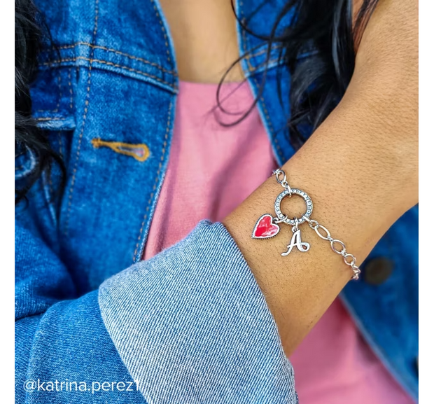 Ornate Circlet Changeable Charm Bracelet