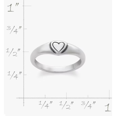 Child's Cherished Heart Ring