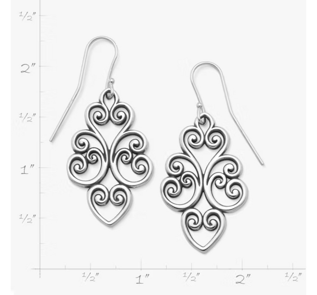 Jubilant Heart Dangle Earrings