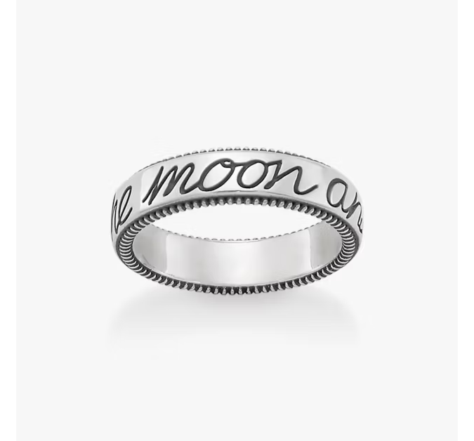 To the Moon and Back Ring