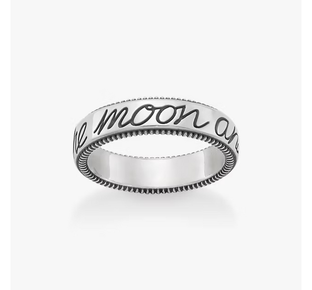To the Moon and Back Ring