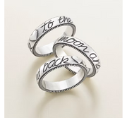To the Moon and Back Ring